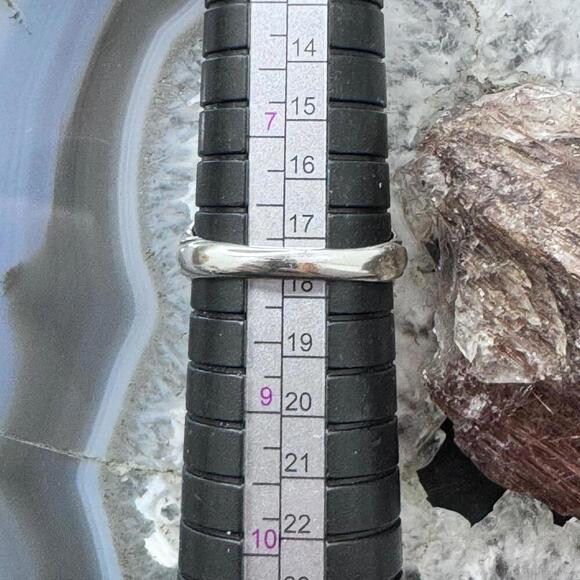 Carolyn Pollack Sterling Diamond Shape Turquoise & Onyx Inlay Ring For Women - Picture 10 of 10